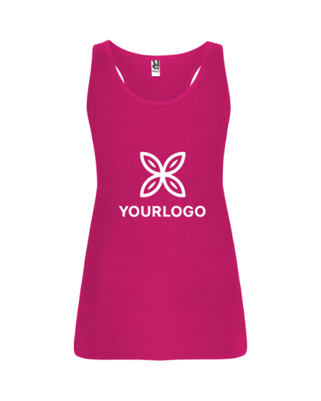 Women's fitted tank top made of 100% cotton, 160g/m². Adult and junior sizes - BRENDA ROLY
