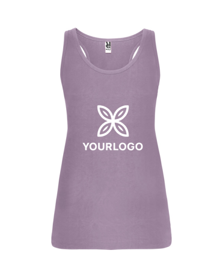 Women's fitted tank top made of 100% cotton, 160g/m². Adult and junior sizes - BRENDA ROLY