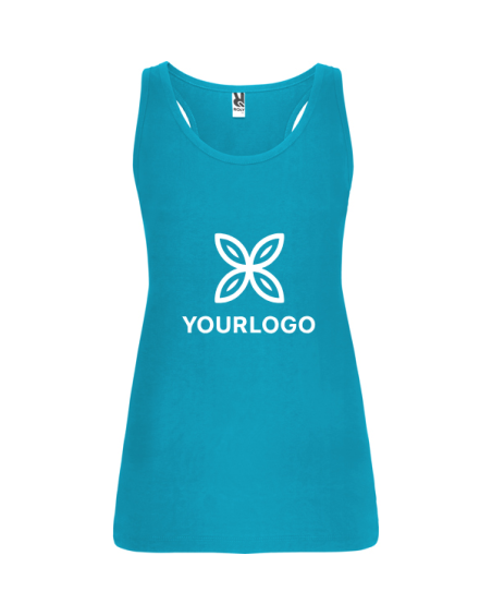 Women's fitted tank top made of 100% cotton, 160g/m². Adult and junior sizes - BRENDA ROLY