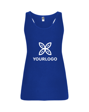 Women's fitted tank top made of 100%...