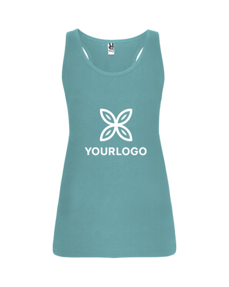 Women's fitted tank top made of 100% cotton, 160g/m². Adult and junior sizes - BRENDA ROLY