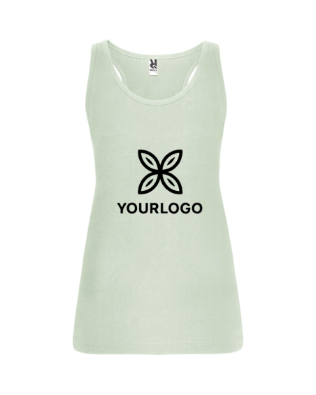 Women's fitted tank top made of 100% cotton, 160g/m². Adult and junior sizes - BRENDA ROLY