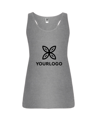 Women's fitted tank top made of 100%...