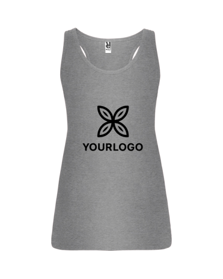 Women's fitted tank top made of 100% cotton, 160g/m². Adult and junior sizes - BRENDA ROLY