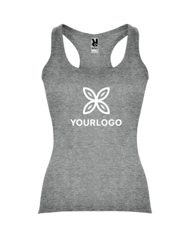 Women's fitted tank top made of 100%...