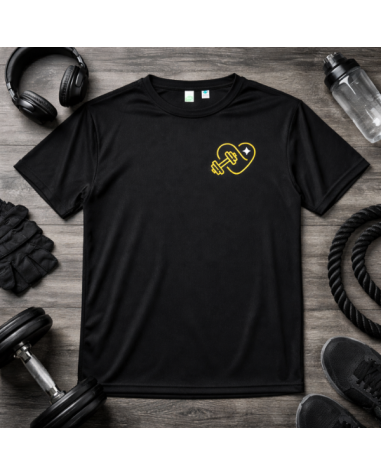 Short-sleeved technical T-shirt made...