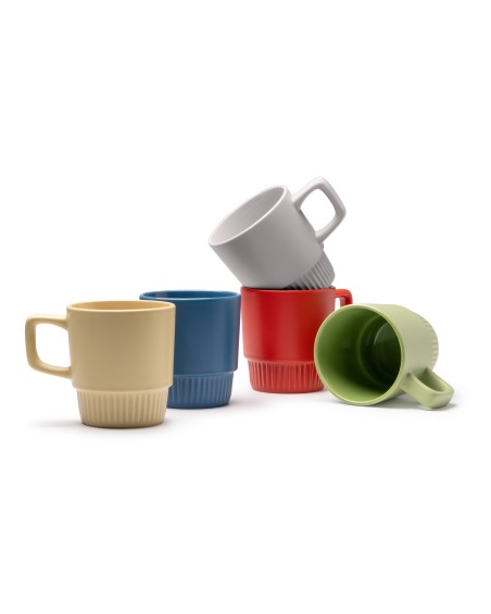 Customizable 300ml Ceramic Promotional Mug - LONGI