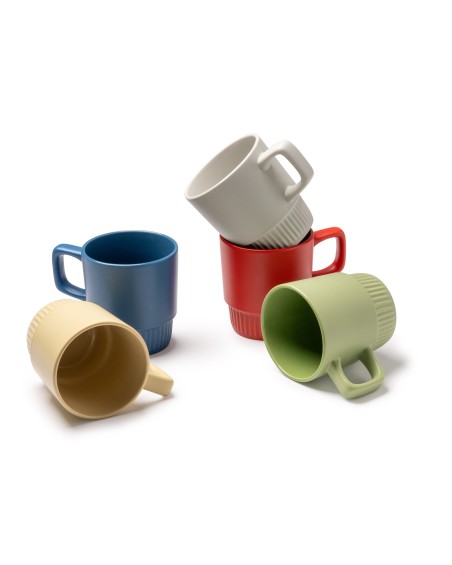 Customizable 300ml Ceramic Promotional Mug - LONGI