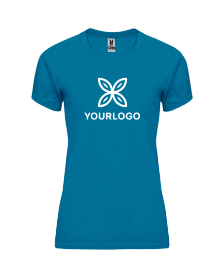 T-shirt technique avec tissu CONTROL DRY 135 g/m² et col rond - FEMME - BAHRAIN ROLY