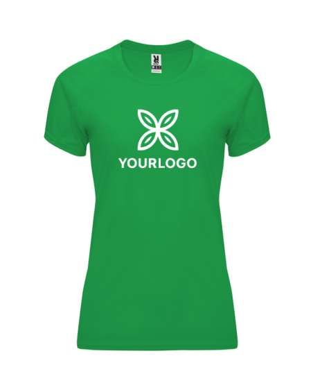 T-shirt technique avec tissu CONTROL DRY 135 g/m² et col rond - FEMME - BAHRAIN ROLY