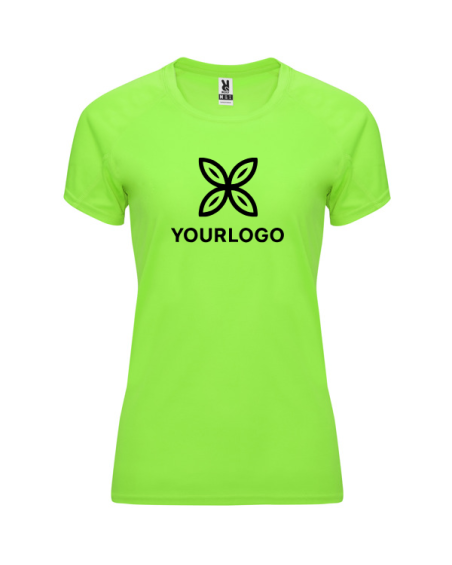 T-shirt technique avec tissu CONTROL DRY 135 g/m² et col rond - FEMME - BAHRAIN ROLY