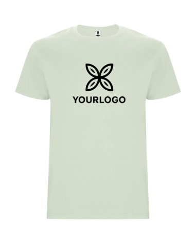 Camiseta tubular de manga curta per a adults i amb costures laterals per a nens.