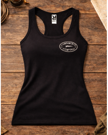 Camiseta de tirantes entallada mujer...