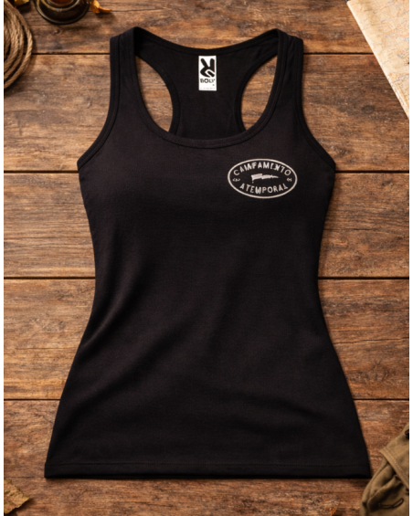 Camiseta de tirantes entallada mujer 100% algodón canalé 220g/m²  - CAROLINA ROLY