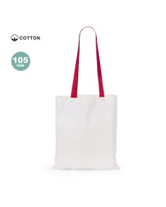 Sac en coton 105 g/m² avec anse colorée (37x41 cm) - Fuzox
