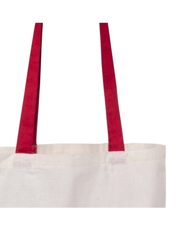 Bolsa algodón 105 g/m² asa color...