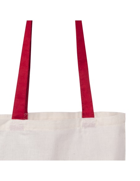 105 g/m² cotton bag with colored handle (37x41 cm) - Fuzox