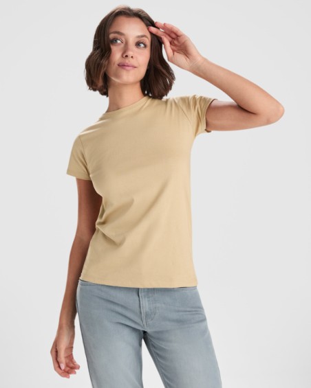 T-shirt femme en coton 170 g/m² avec coutures latérales - Capri Roly