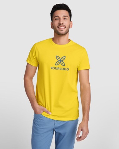 Camiseta de algodón 165 g/m² costuras...