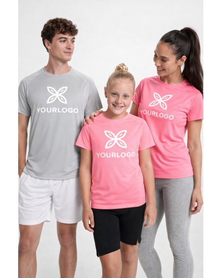 T-shirt technique avec tissu CONTROL DRY 135 g/m² et col rond - FEMME - BAHRAIN ROLY