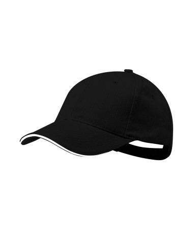 gorra rubec personalitzada negra