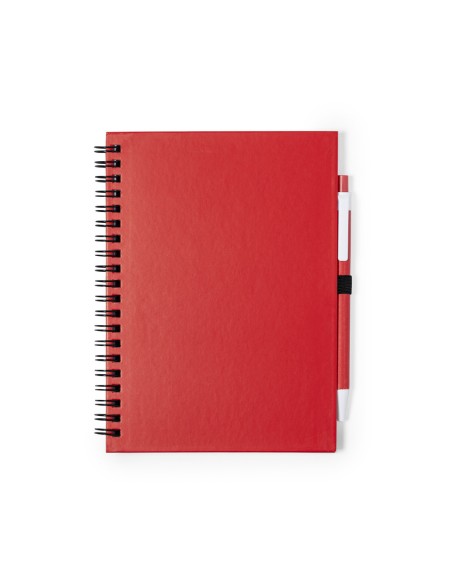 Notebook (18x15cm) and pen recycled cardboard - Koguel