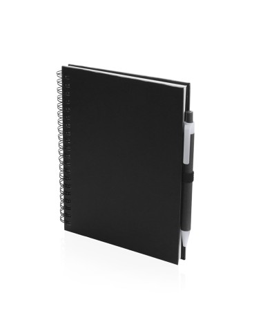 Notebook (18x15cm) and pen recycled... Notebook (18x15cm) and pen recycled...