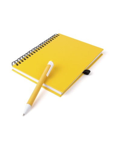 Notebook (18x15cm) and pen recycled... Notebook (18x15cm) and pen recycled...