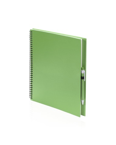 Notebook (23x29cm) and pen recycled... Notebook (23x29cm) and pen recycled...