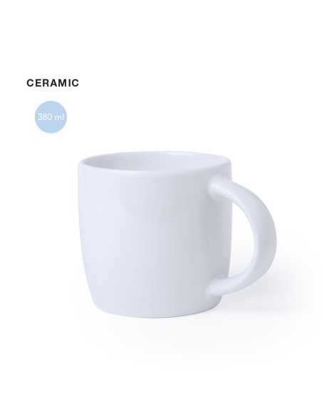 Tasse à café en céramique au lait 380ml - Tarbox