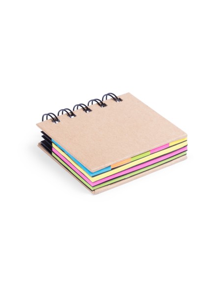 Bloc-notes adhésif (8,3 x 7,6 x 2,2 cm) - Laska