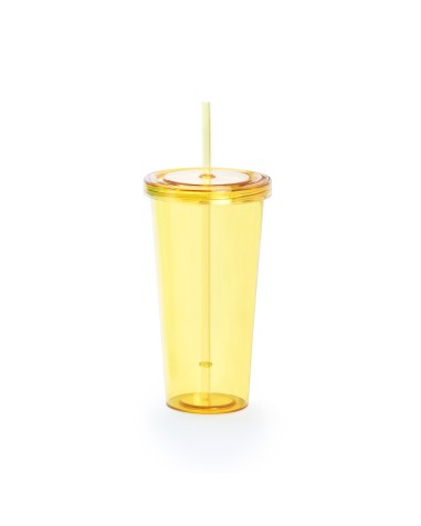 Glass with straw - Trinox Glass with straw - Trinox