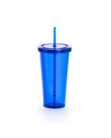 Glass with straw - Trinox Glass with straw - Trinox