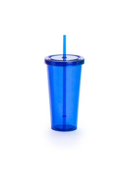 Glass with straw - Trinox