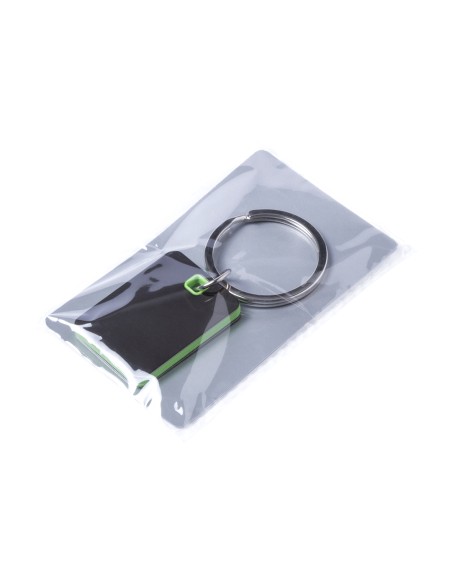 Stainless steel and plastic keychain - Persal