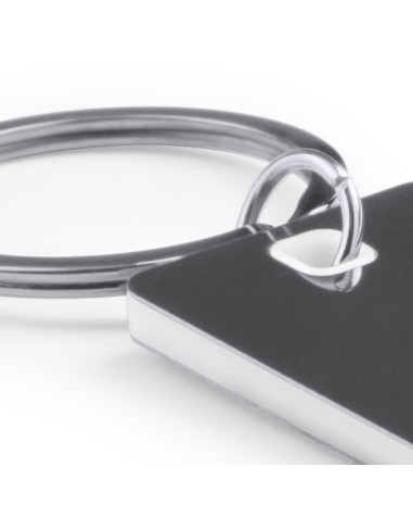 Stainless steel and plastic keychain... Stainless steel and plastic keychain...