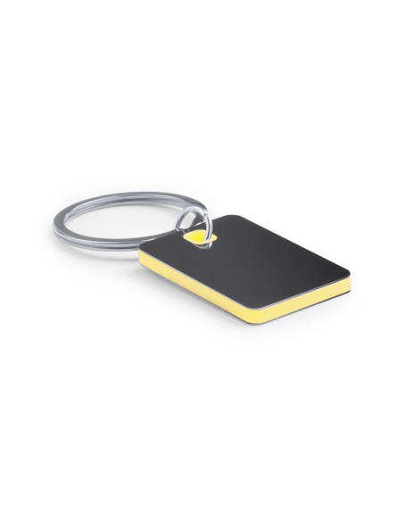 Stainless steel and plastic keychain - Persal