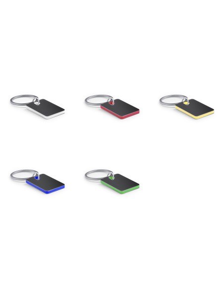 Stainless steel and plastic keychain - Persal