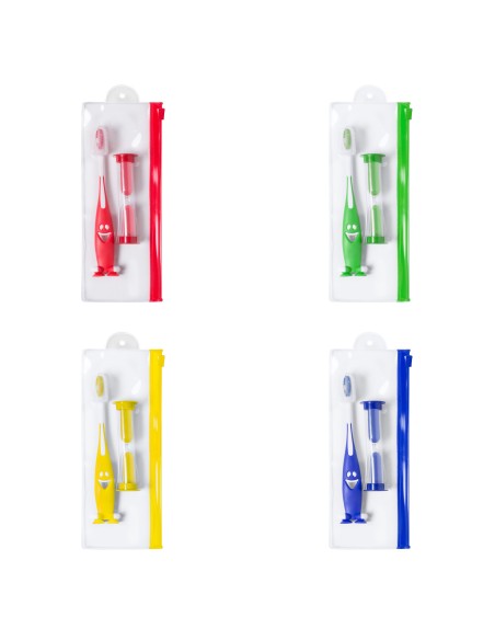 Set infantil cepillo de dientes y reloj arena - Fident