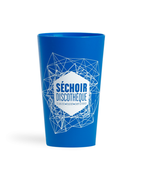 Vaso resistente y reutilizable con diseño personalizado