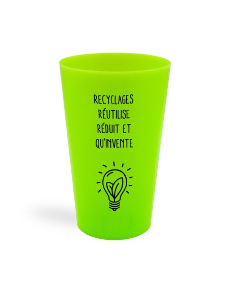 Got reutilitzable personalitzat color verd