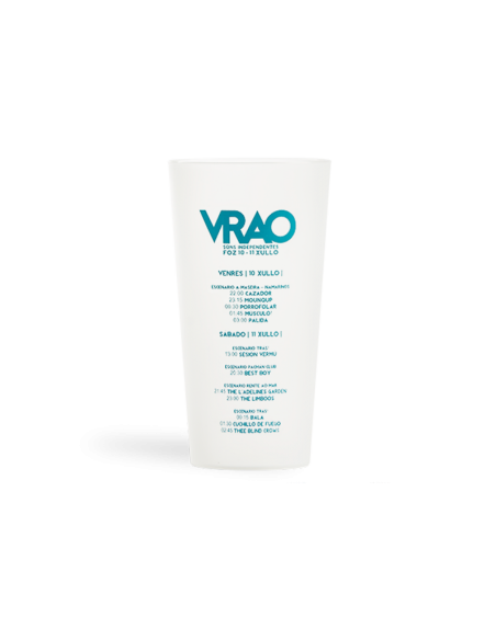 vasos impresos con tu logo para fiestas y festivales