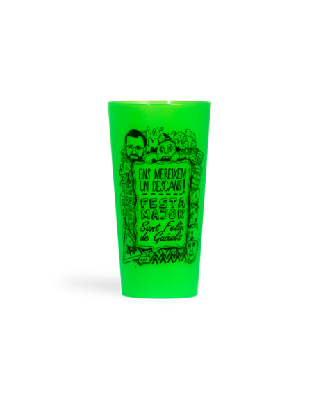 got reutilitzable 40cl personalitzable color verd