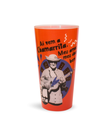 Full-color personalized reusable 40cl glass