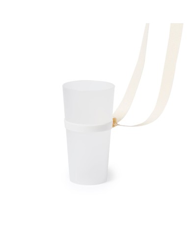 Porte-Gobelet Lanière en Coton - Félin Porte-Gobelet Lanière en Coton - Félin