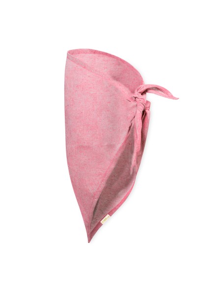 View of the ROMIN scarf customizable with your logo for clubs and popular festivals