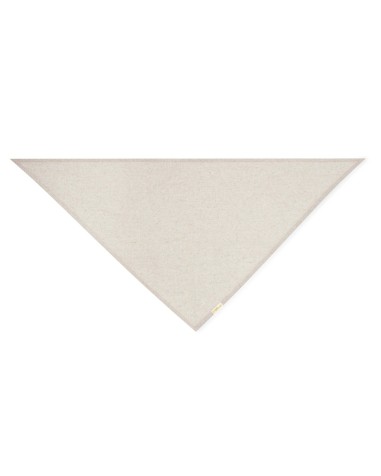 Recycled cotton triangular neckerchief with your logo for festivals