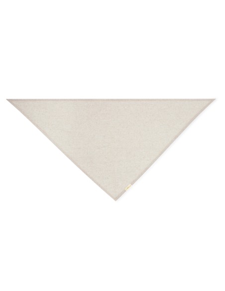 Foulard triangulaire en coton recyclé avec votre logo pour les festivals