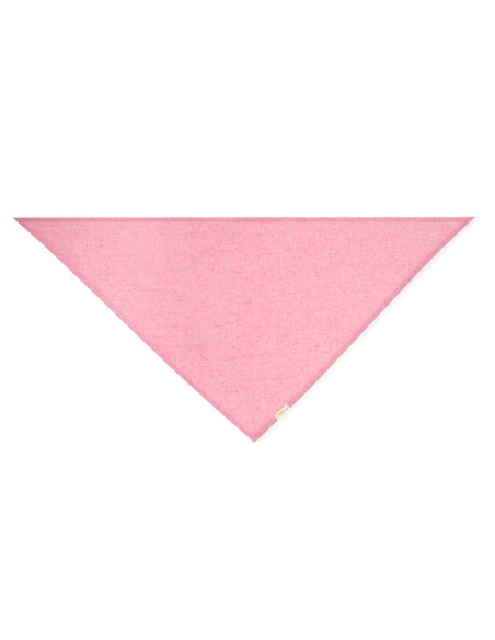 Recycled cotton triangular scarf customizable with your logo