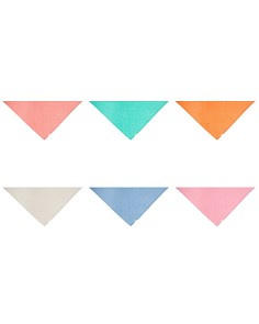 mocador triangular cotó reciclat personalitzat a tot color ROMIN 2